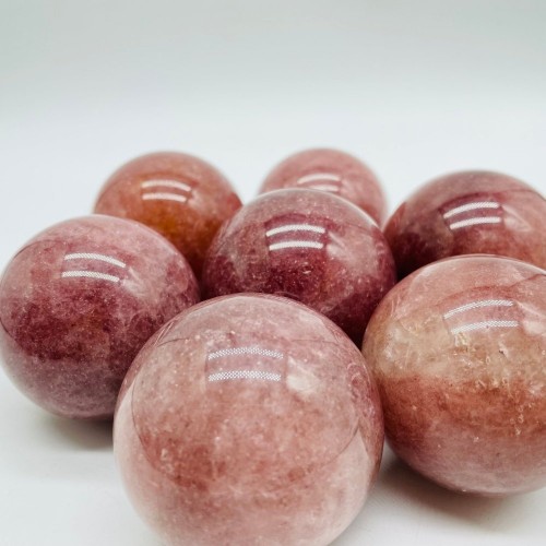 Strawberry Quartz Sphere Ball Crystal Wholesale