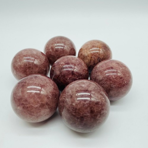 1.57-2in Strawberry Quartz Spheres Ball Crystal Wholesale