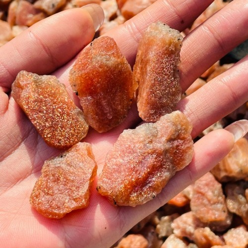 Small Raw High Quality Sunstone Wholesale