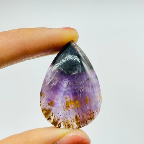 16 Pieces Auralite 23 Teardrop Pendant Crystal DIY