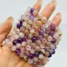 Amethyst Mica Rutile Quartz Mixed Beads Bracelet Wholesale