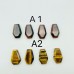 Yellow and Red Tiger Eye Mini Coffin Wholesale