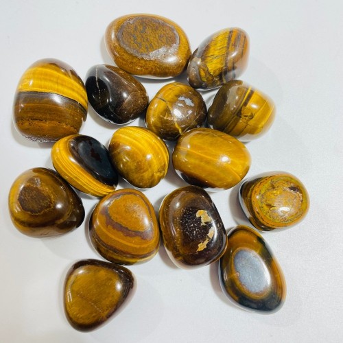 Yellow Tiger Eye Tumbled Wholesale