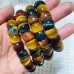 Blue Red Yellow Mixed Color Tiger Eye Bracelet Crystal Wholesale