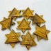 High Quality Tiger Eye Evil Eye Star Carving Wholesale