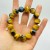 High Grade Gold Blue Tiger Eye Flash Bracelet (HGUB02)