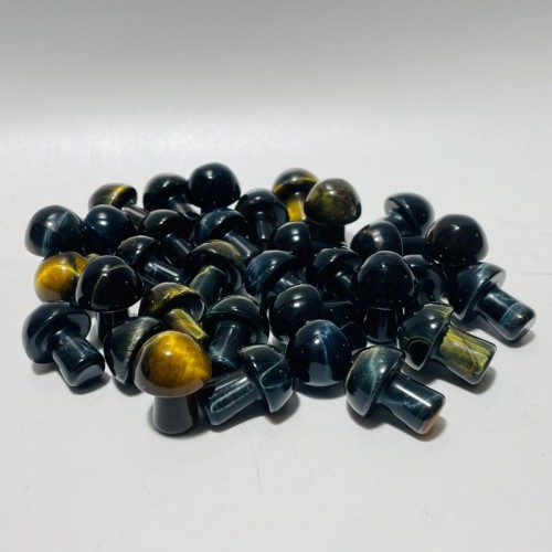 Mini Blue Mixed Yellow Tiger Eye Mushroom Wholesale