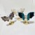 3 Pairs Symmetry Butterfly Wing With Stand Agate Trolleite