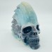 Large Trolleite Stone Indian Skull Carving