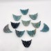 11 Pieces Trolleite Stone Butterfly Carving