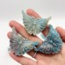 11 Pieces Trolleite Stone Butterfly Carving