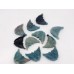 11 Pieces Trolleite Stone Butterfly Carving