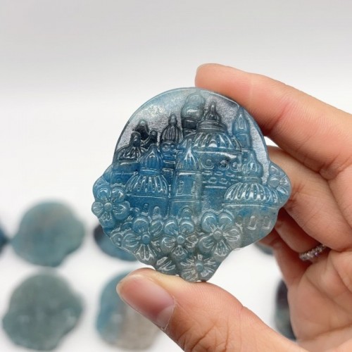 15 Pieces Trolleite Castle Carving Crystal Wholesale