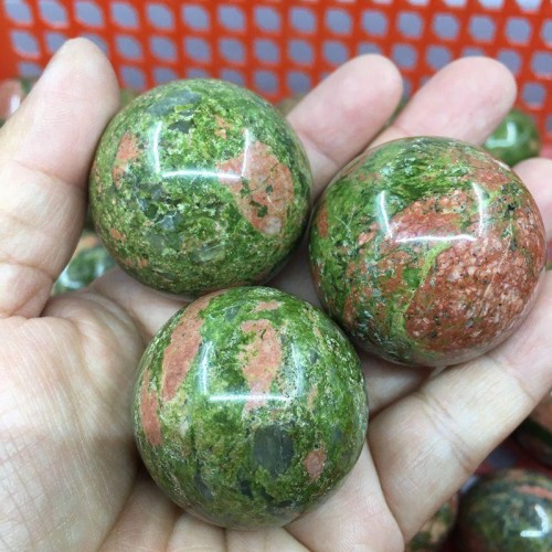 Natural Unakite Sphere Ball Crystal Wholesale