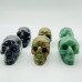 Black Agate Unakite Green Aventurine Skull Wholesale