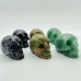 Black Agate Unakite Green Aventurine Skull Wholesale