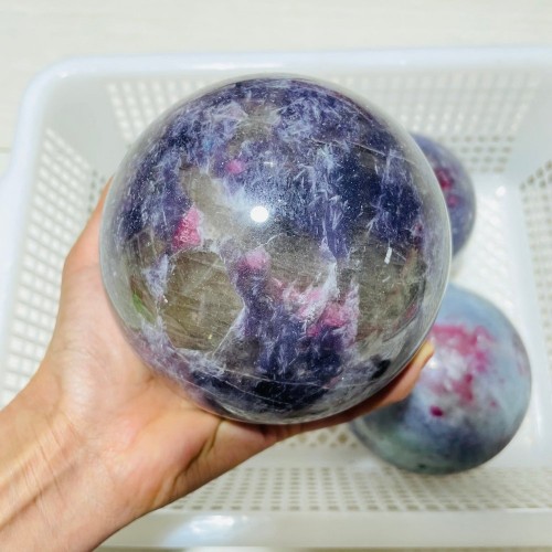 3 Pieces High Quality Large Unicorn Stone Spheres