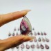 54 Pieces Red Tourmaline Different Shape Pendant