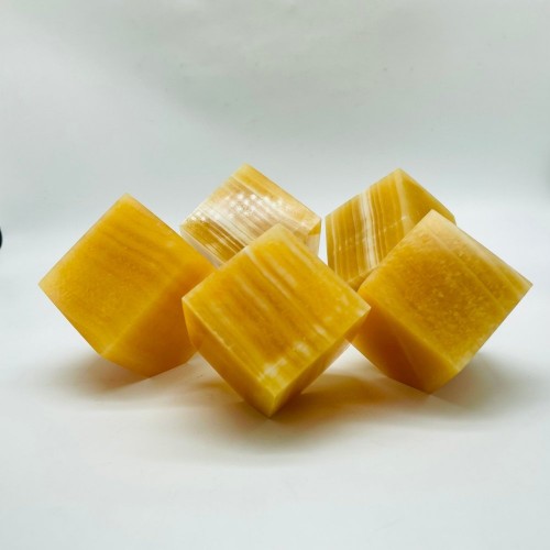 High Quality Yellow Calcite Cube Wholesale