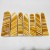 7 Pieces Large Beautiful Yellow Calcite Stripe Tower