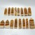 16 Pieces Fat Yellow Calcite Stripe Tower