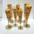 7 Pieces High Quality Yellow Calcite Wand Points With Stand