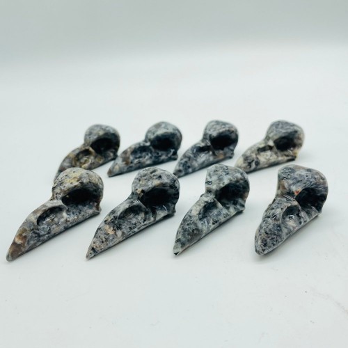 Yooperlite Crow Skull Carving Wholesale