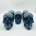 2 Types Large Skull Carving Wholesale Yooperlite Obsidian