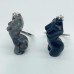 2 Types 4cm Goddess Carving Keychain Yooperlite Obsidian